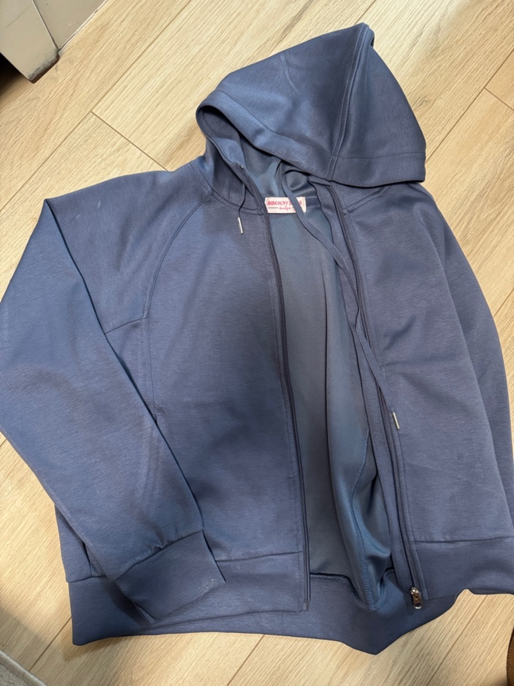 Classic Navy Zip-Up Hooded Utility Jacket